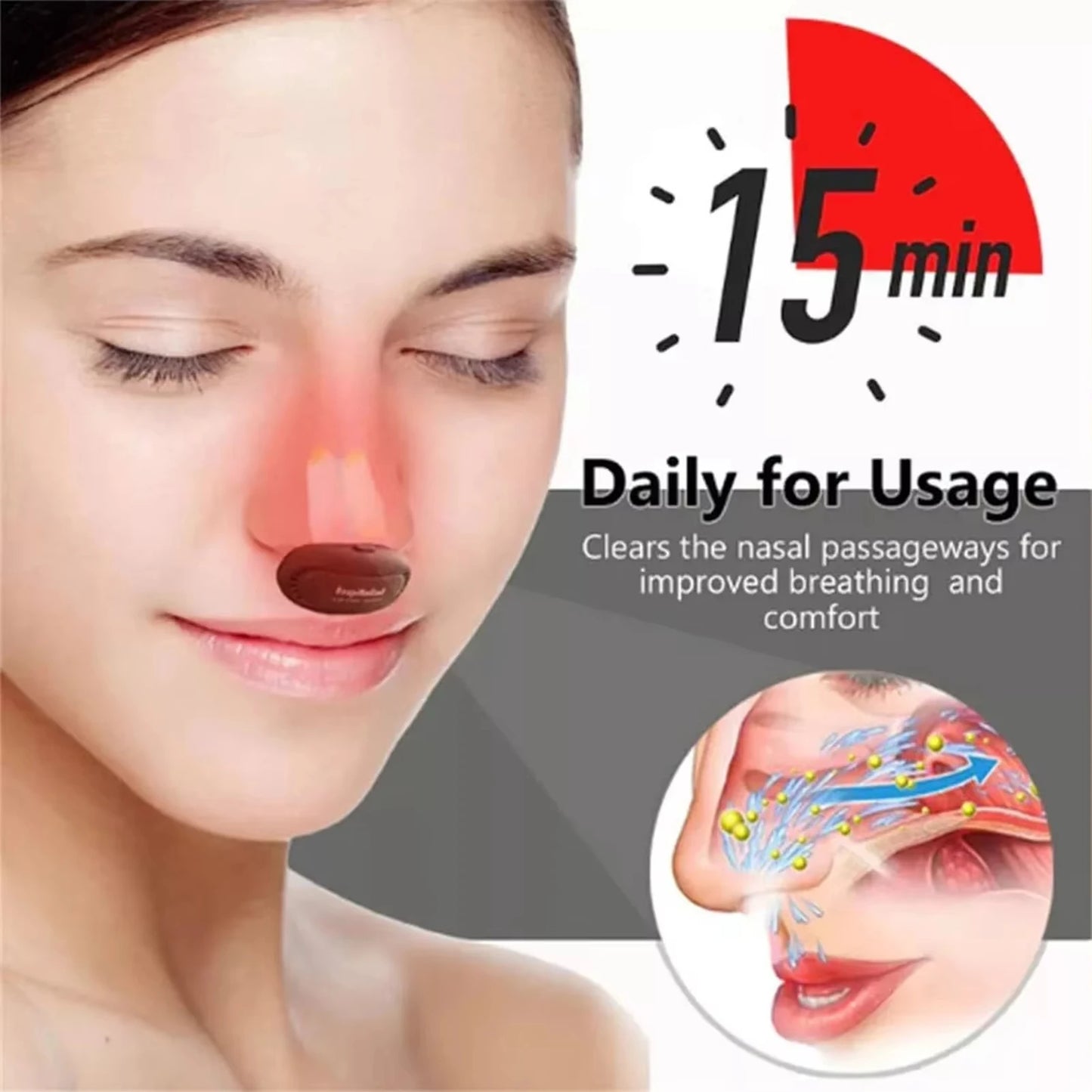 Glowwia™ Red Light Nasal Device
