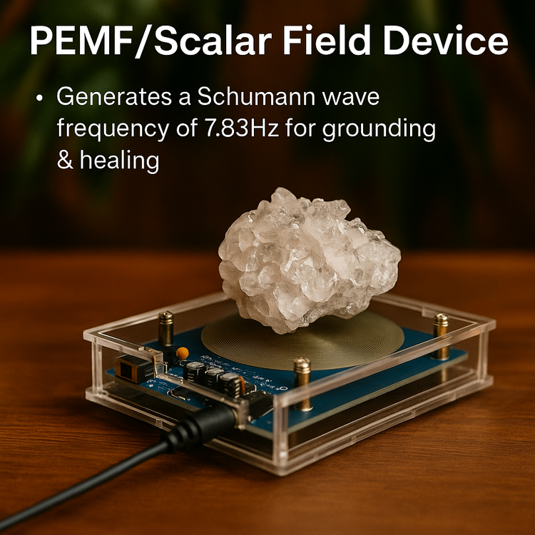 Glowwia™ - | Adjustable Frequency Generator | 7.83Hz Relaxation Aid